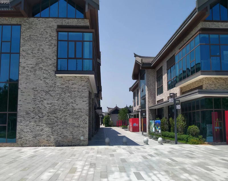 旅店外墻軟瓷裝修效果