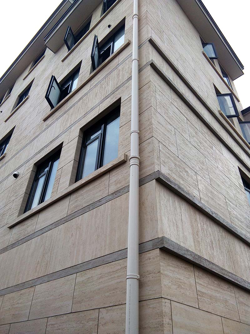 磐安自建房洞石外墻展示