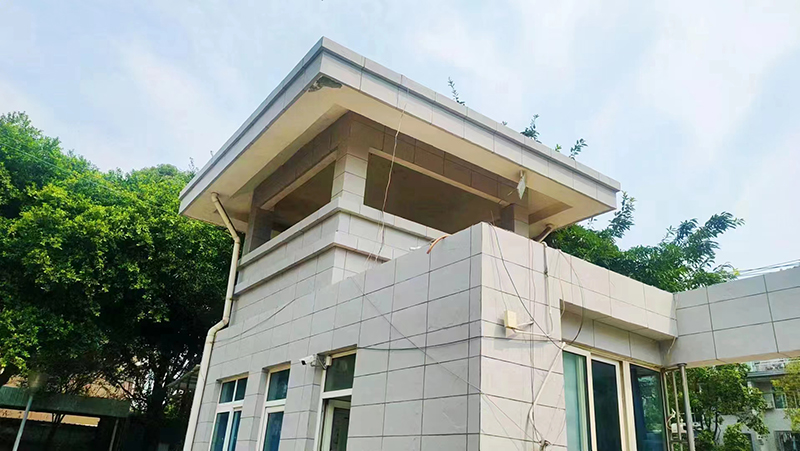羊馬學校外墻舊改后展示