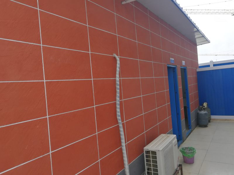 中天建設工程墻面板巖軟瓷裝修效果