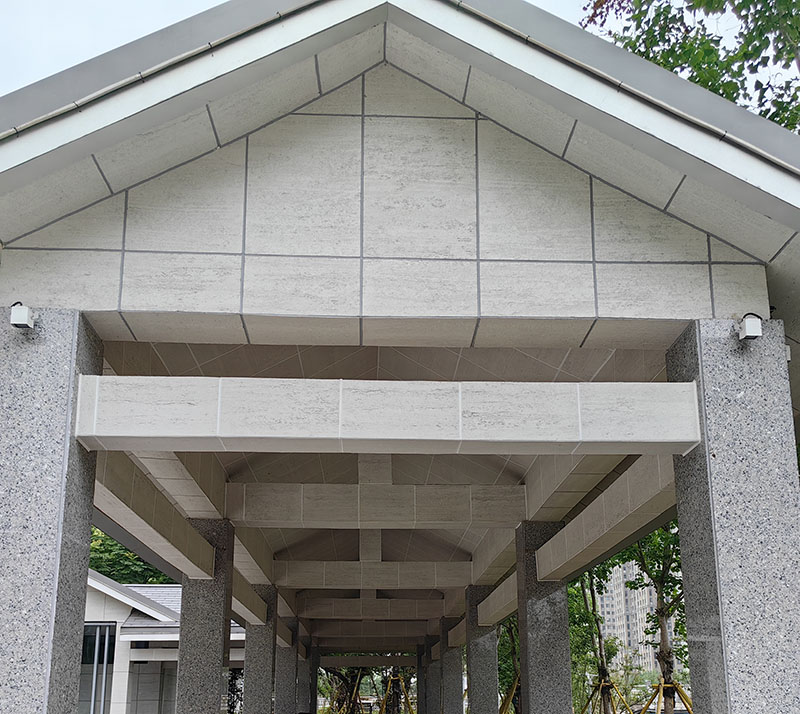 浙江中央綠軸公園洞石涼亭