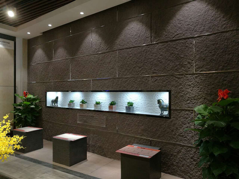 室內(nèi)花崗巖軟瓷裝修效果